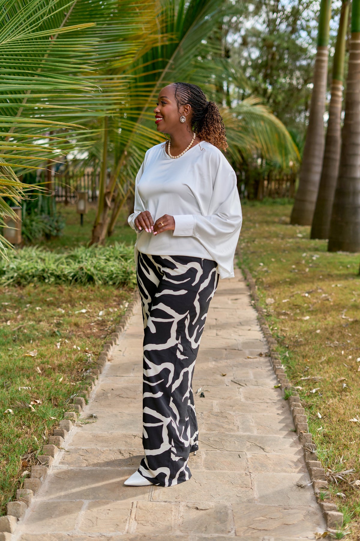 Kakiba Malia Palazzo Pants and Malia Kimono Top