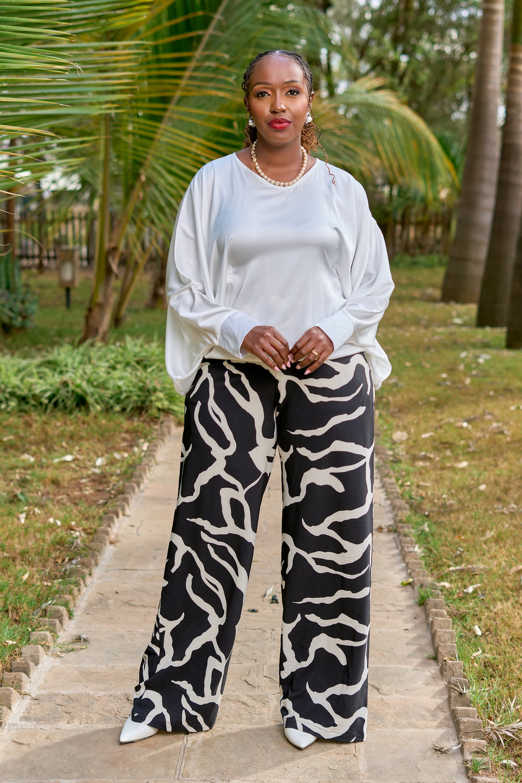 Kakiba Malia Palazzo Pants and Malia Kimono Top