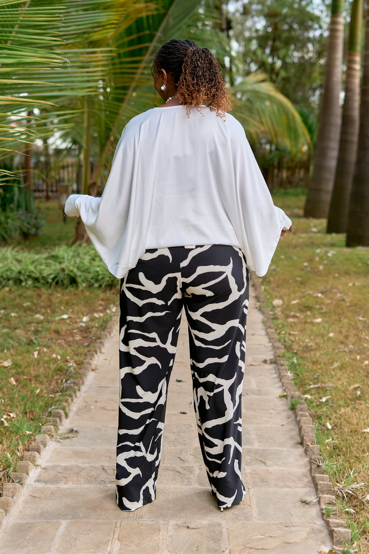 Kakiba Malia White Kimono Top