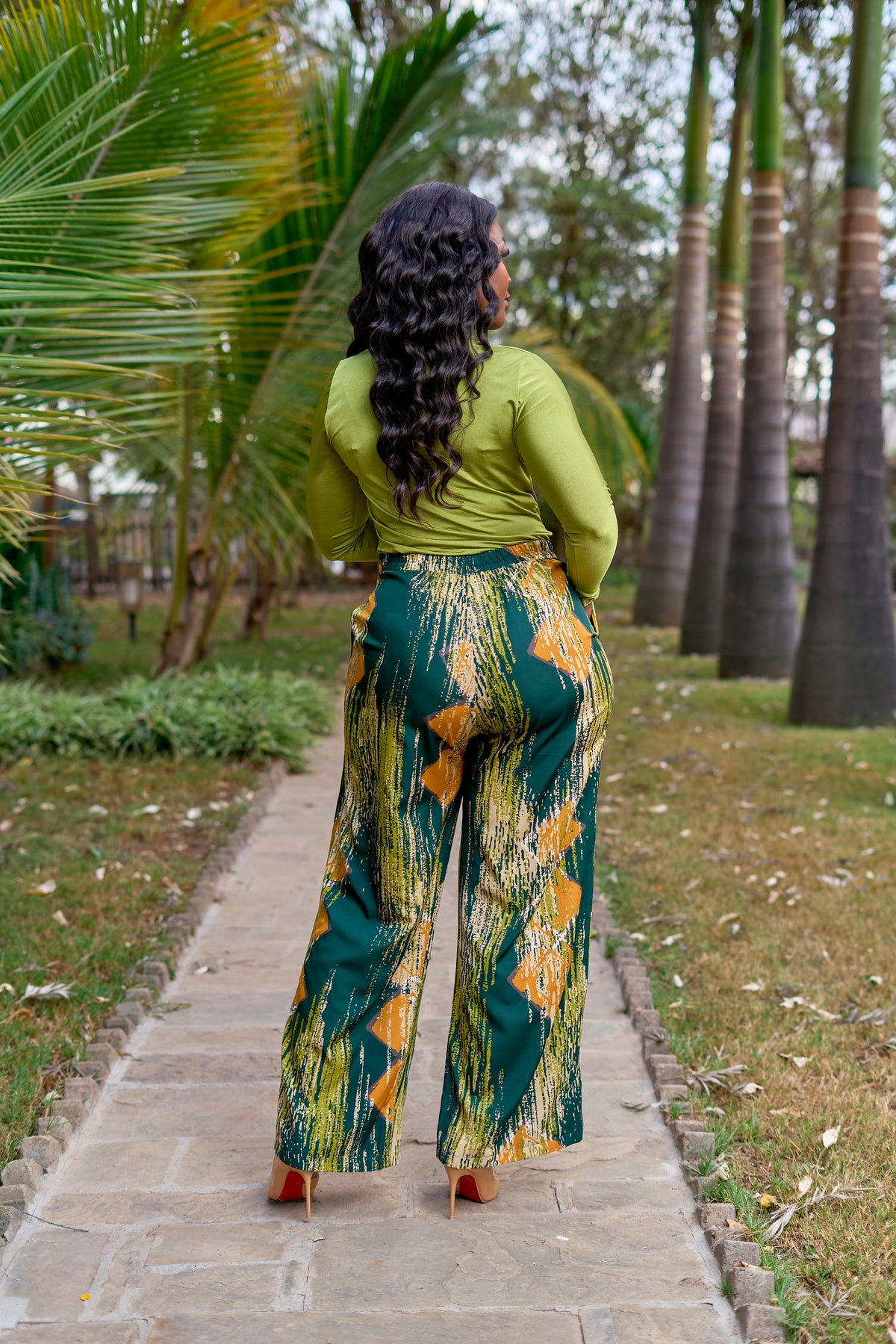Kakiba Milano Olive Green Top