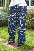 Kakiba Botanica Navy Blue Palazzo Pants