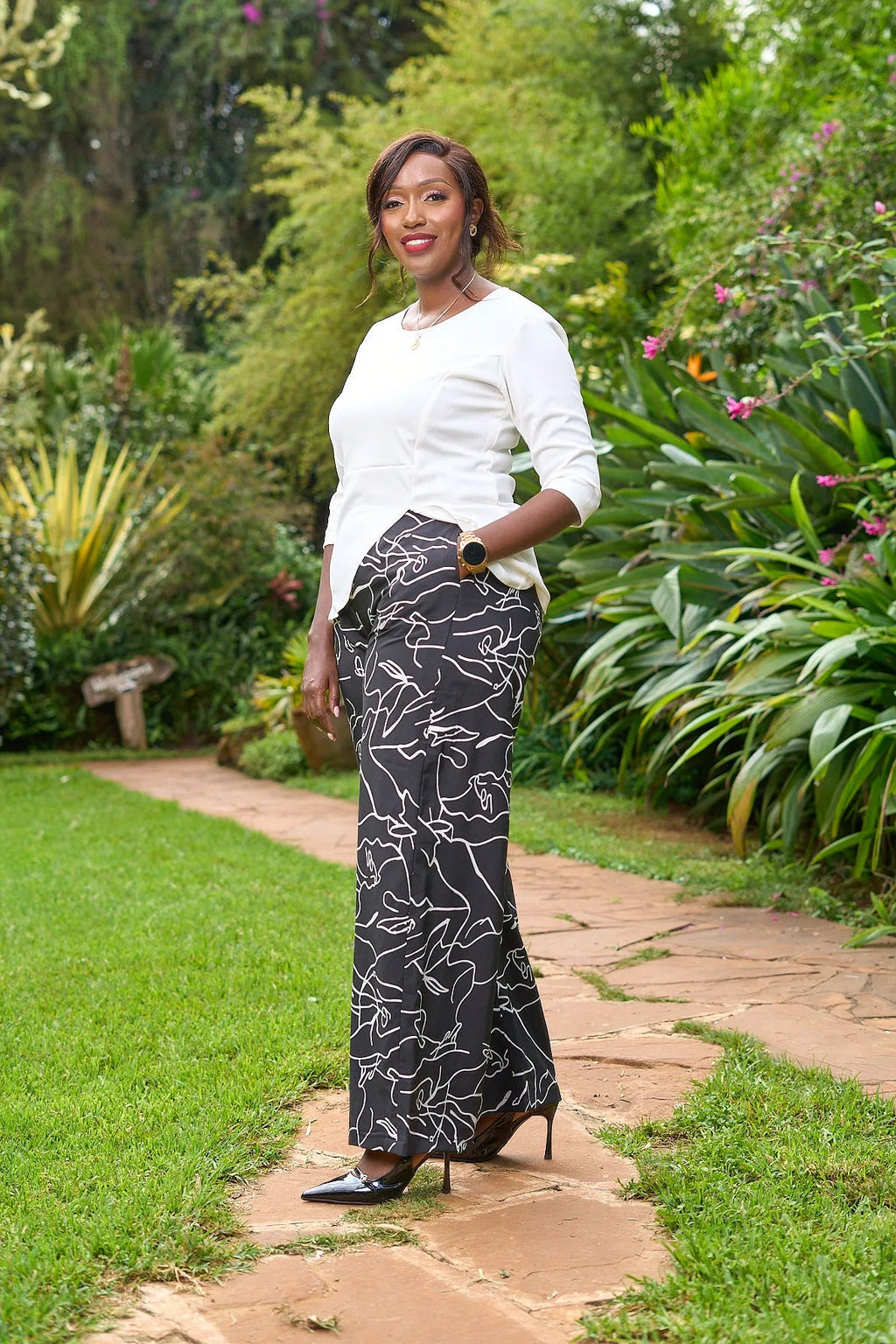 Kakiba Collections Palazzo Chic Black and White