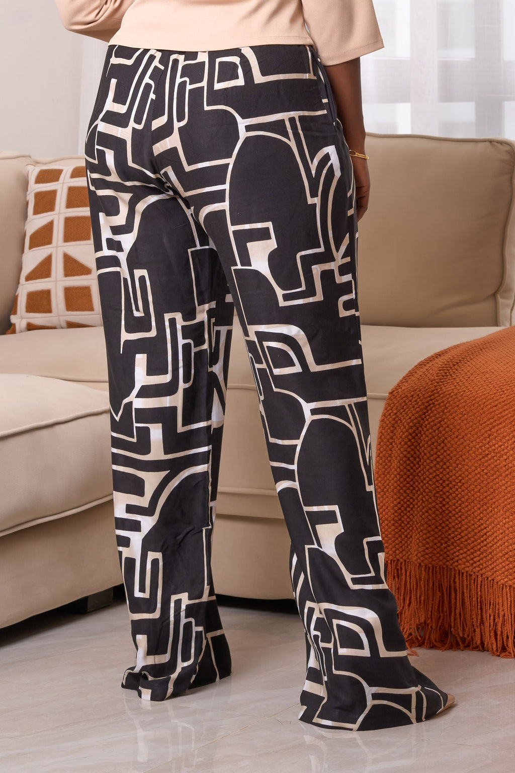Kakiba Botanica Black Palazzo Pants