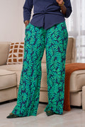 Kakiba Botanica Green Palazzo Pants